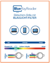 Fertiglesebrille + Etui | Blue Reader Set1 KLHB170