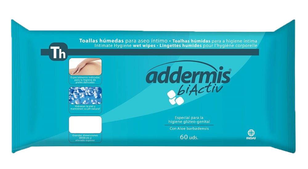 Addermis Biactiv Wet Wipes (Feuchttücher)