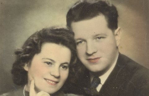 Zu sehen ist der Firmengründer Josef Steinecker mit seiner Frau Elfriede.