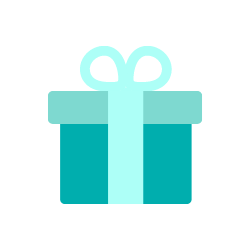 Symbol_Benefits Auf der Karriere-Seite zu sehen ist ein Geschenk-Symbol, das Benefits für Mitarbeiterinnen und Mitarbeiter symbolisieren soll.