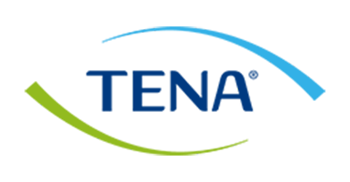 Zu sehen ist das Logo von Tena.