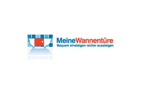 Logo MeineWannentüre Hier ist das Logo von MeineWannenwüre zu sehen.