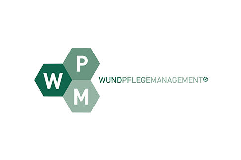 Hier ist das Logo von Wund Pflege Management zu sehen. 