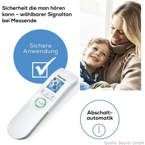 Beurer FT 95 kontaktloses Thermometer Bluetooth