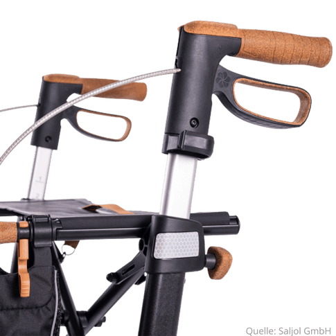 Saljol Aluminium Rollmobil inkl. Stockhalterung