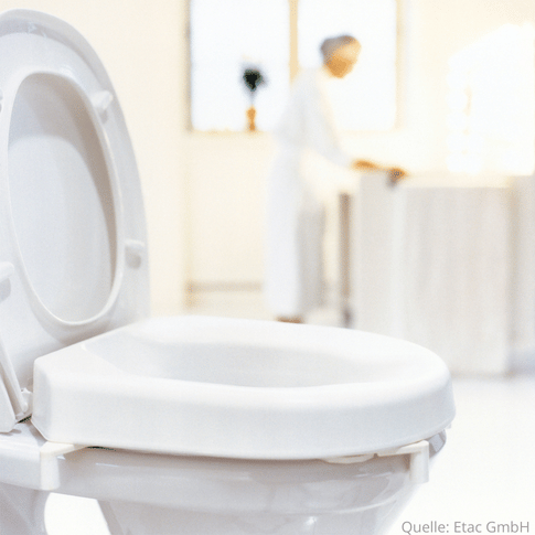 Toilettsitzerhöhung 10 cm Hi-Loo ohne Deckel mit Klammern