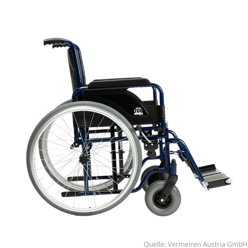 Vermeiren Standard-Rollstuhl 708D B02.B06 Armlehnen lang