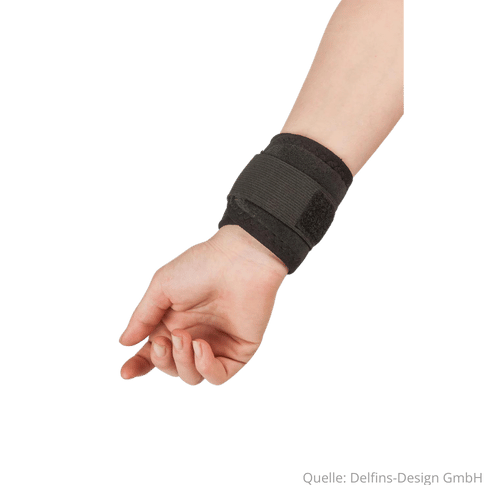 Delfins Handbandage mit Magnet - Turmalin