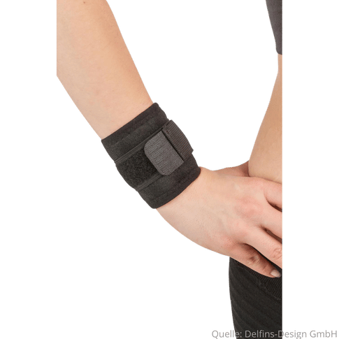 Delfins Handbandage mit Magnet - Turmalin