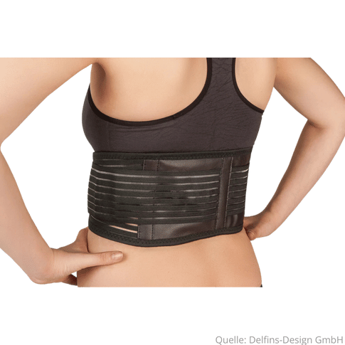 Delfins Lendenbandage mit Magnet - Turmalin