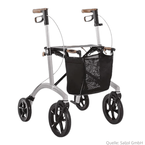 Saljol Aluminium Rollmobil inkl. Stockhalterung