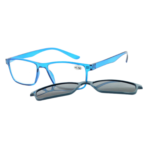 Fertiglesebrille + Etui | Sunmagnet-Set KLH144