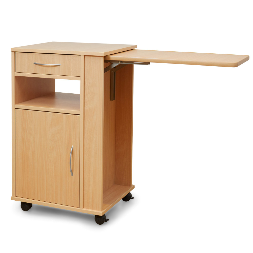 BURMEIER Nachttisch | Hermann, mit umklappbarer Betttischplatte