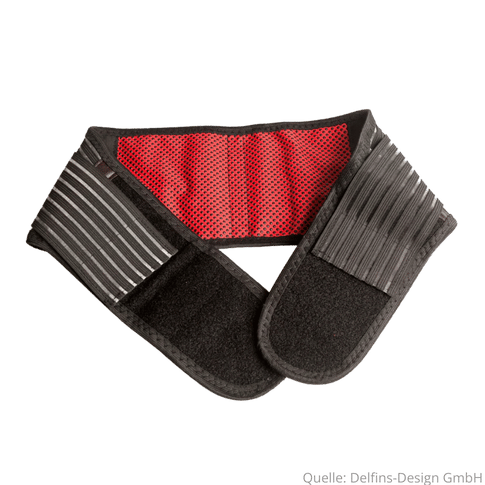 Delfins Lendenbandage mit Magnet - Turmalin