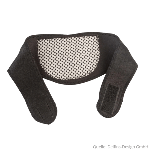 Delfins Nackenbandage mit Magnet - Turmalin 