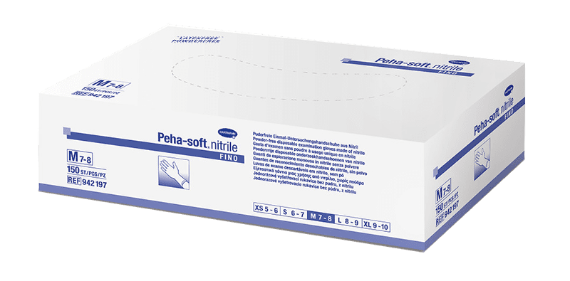 Peha-soft Einmal-Handschuhe nitrile fino puderfrei