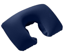 Aufblasbares Nackenkissen mit Tasche