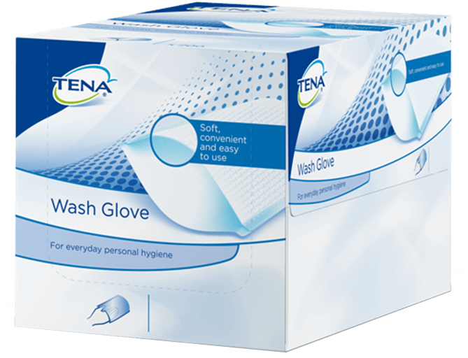 TENA Wash Glove Waschhandschuhe ohne Folie