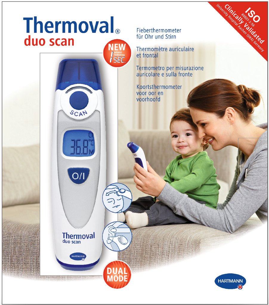 Thermoval Duo Scan Fieberthermometer