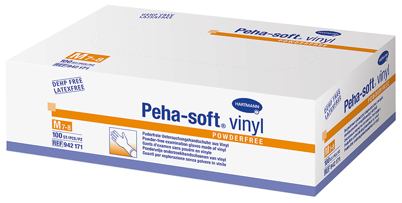Peha-soft Einmal-Handschuhe vinyl puderfrei | Luksche  vital leben